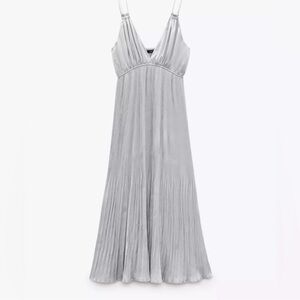 mother of the bride long dresses with sleeves Elegant plus size A-line maxi dress with slit ruffle sleeves